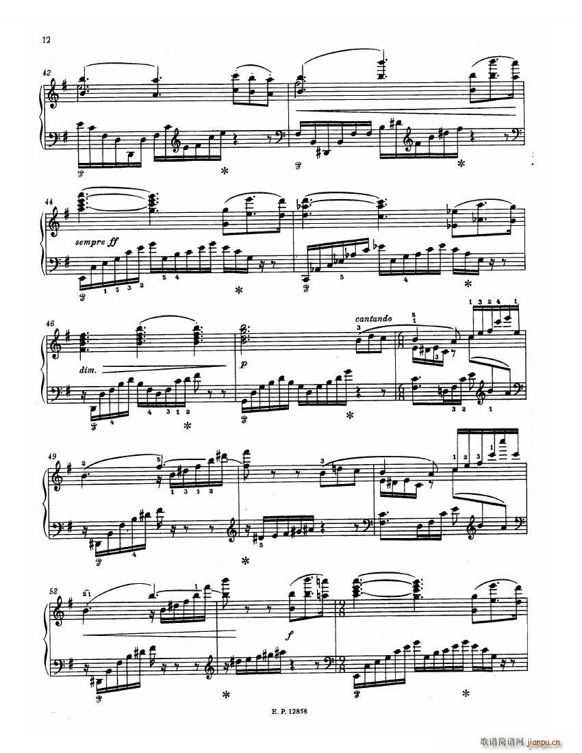 Faure 13 Barcarolle(钢琴谱)14