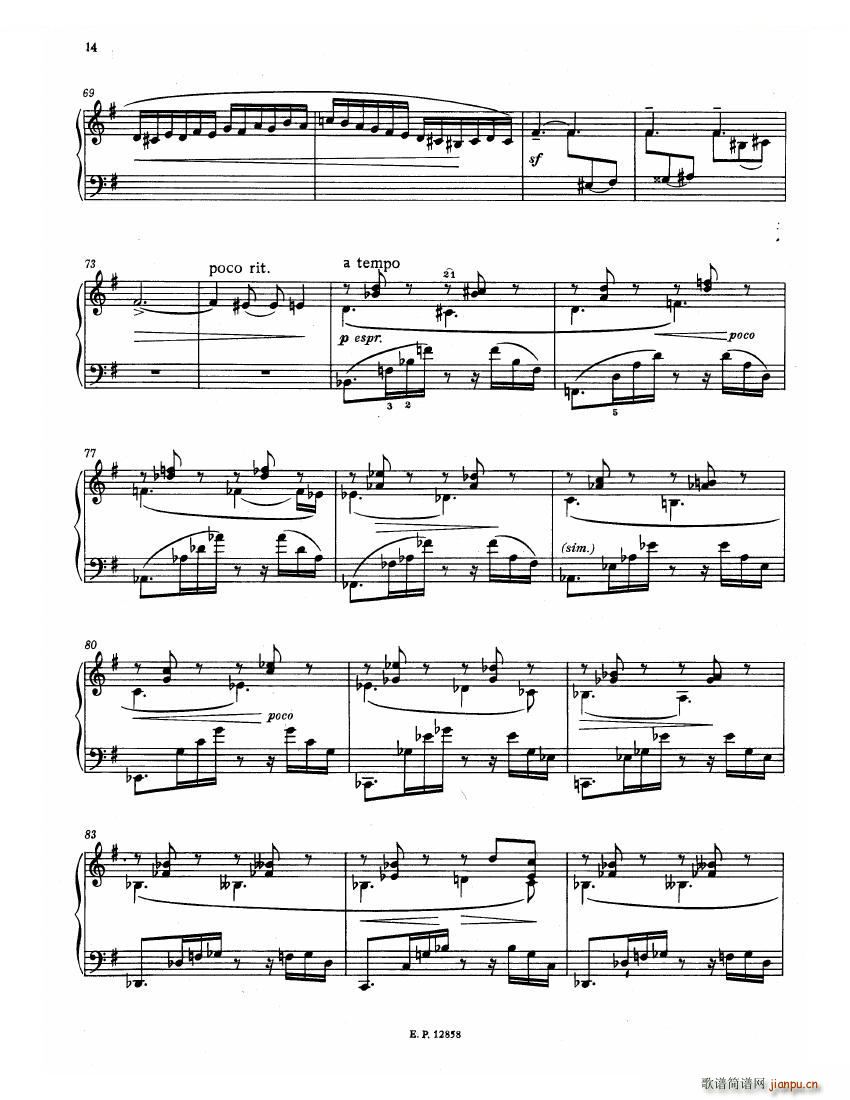 Faure 13 Barcarolle(钢琴谱)16