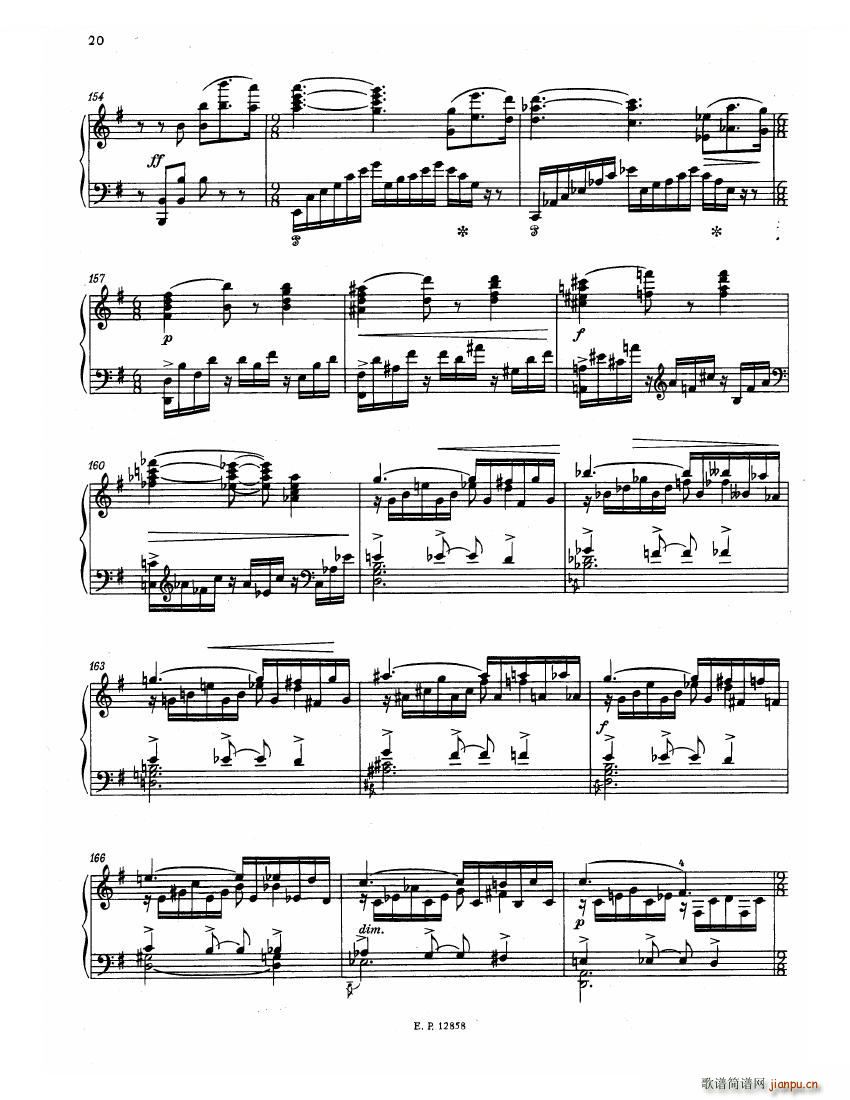 Faure 13 Barcarolle(钢琴谱)22