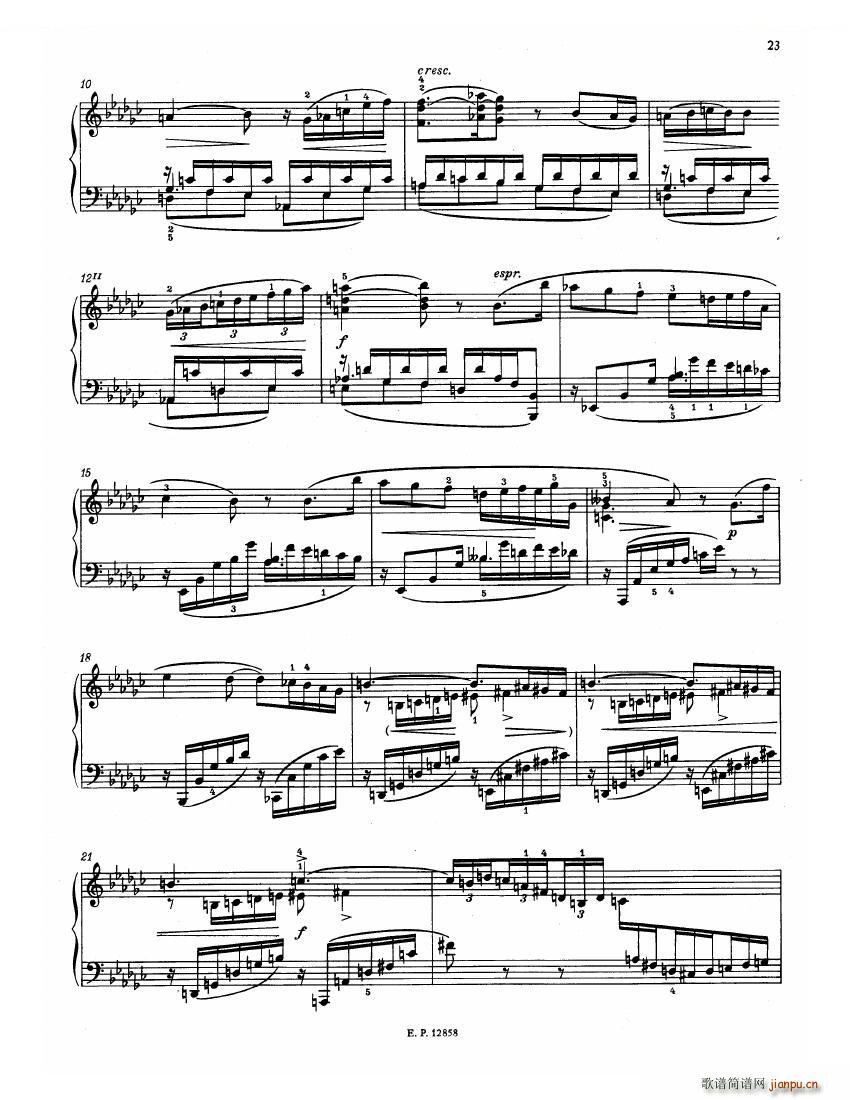 Faure 13 Barcarolle(钢琴谱)25