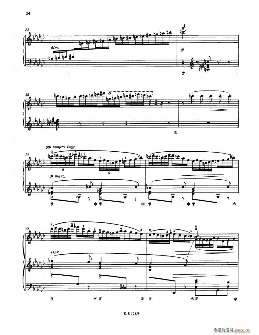 Faure 13 Barcarolle(钢琴谱)26