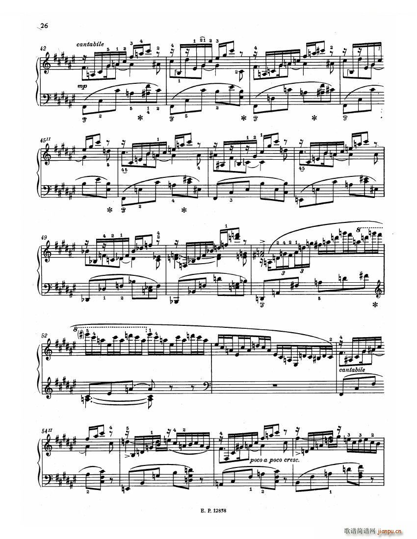 Faure 13 Barcarolle(钢琴谱)28