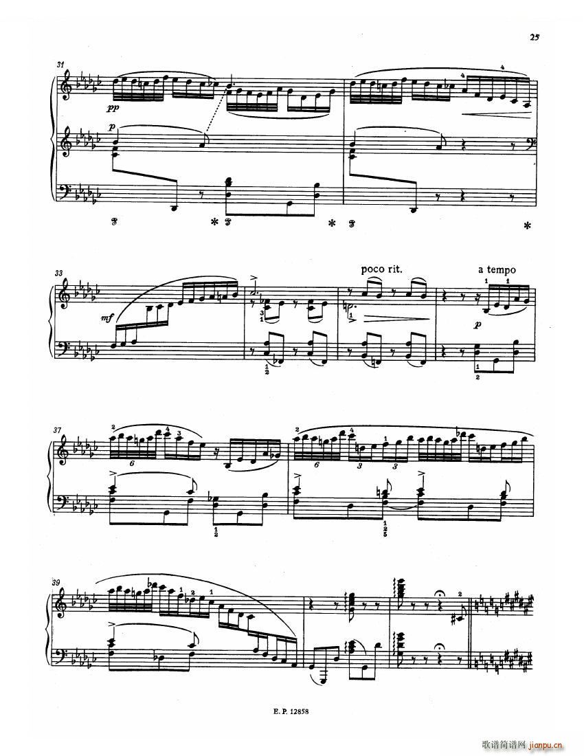 Faure 13 Barcarolle(钢琴谱)27