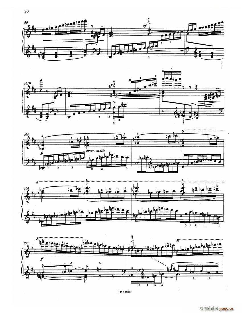 Faure 13 Barcarolle(钢琴谱)32