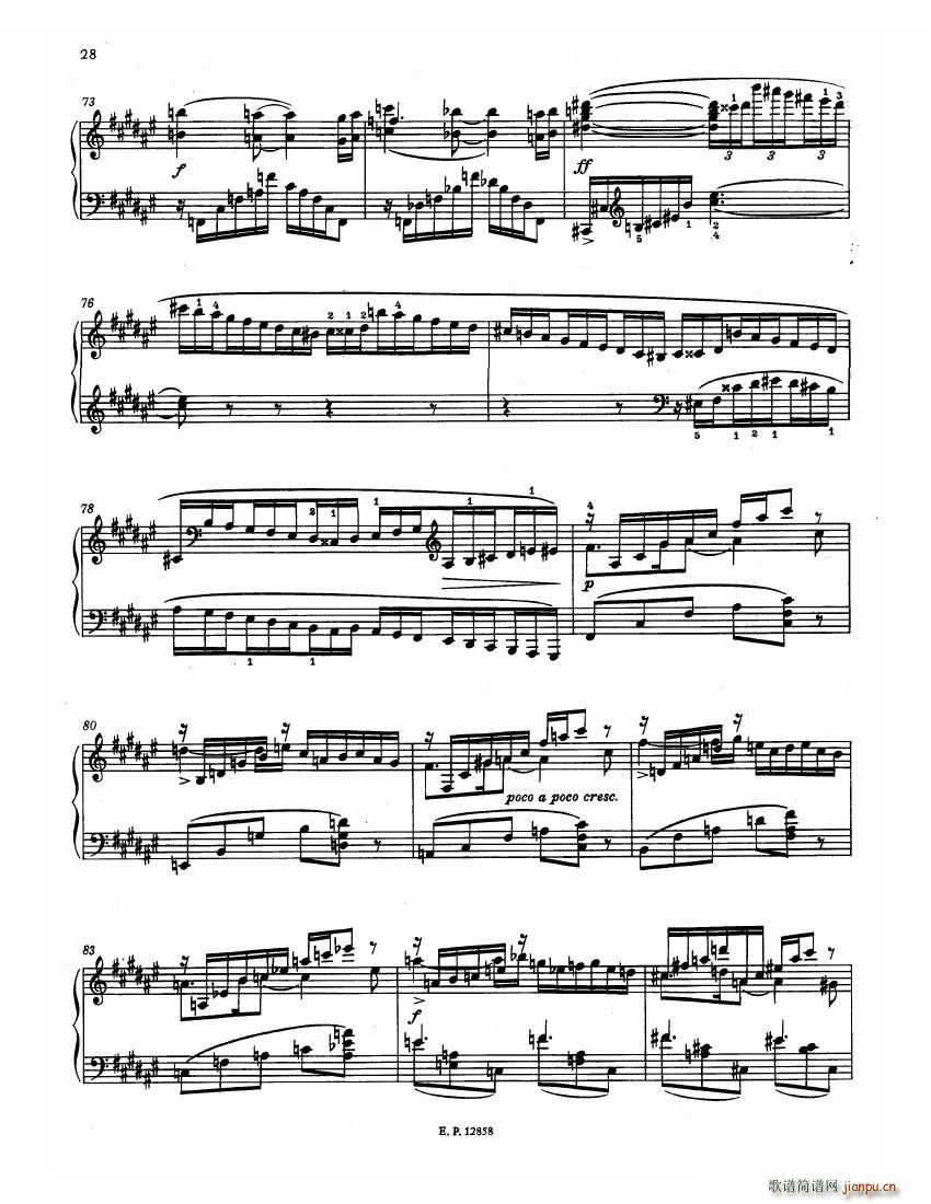 Faure 13 Barcarolle(钢琴谱)30