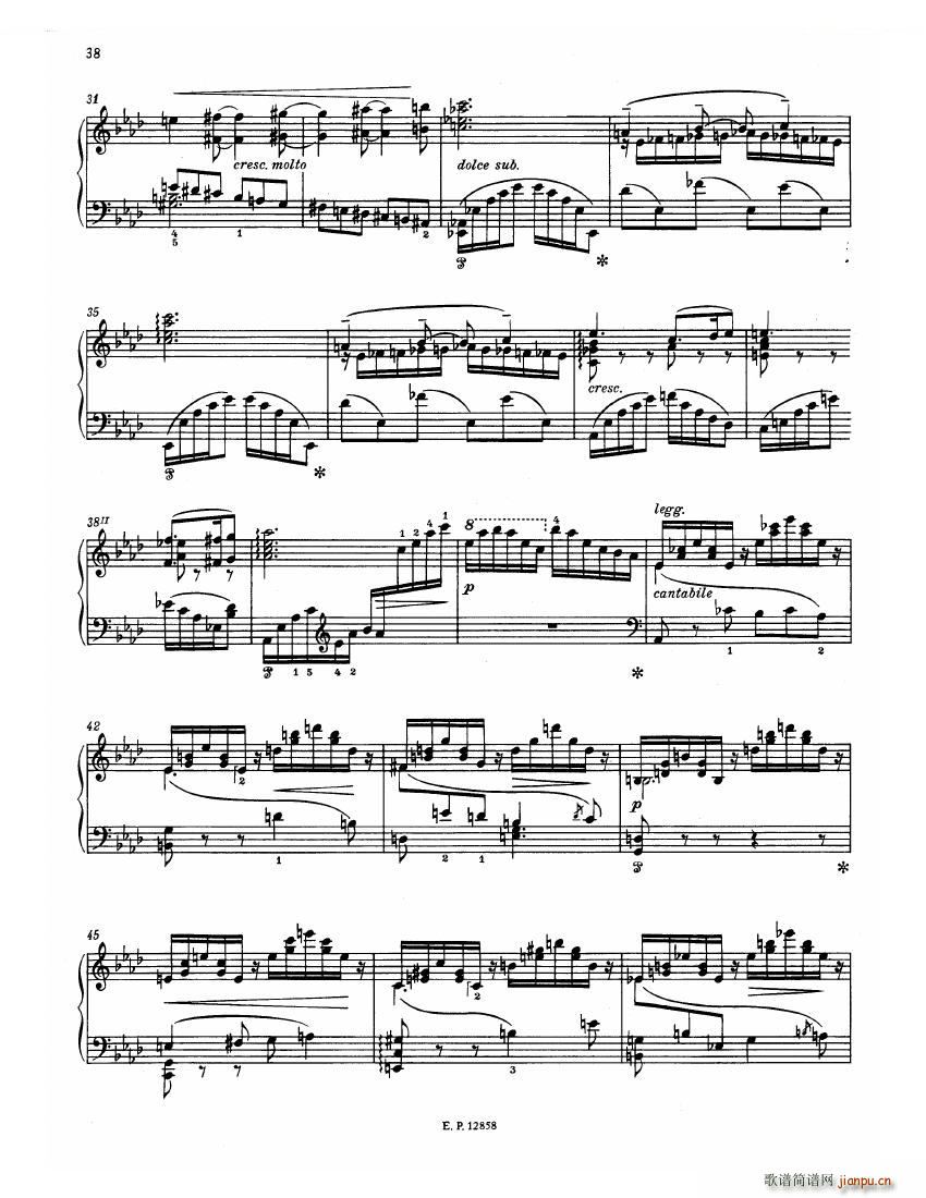 Faure 13 Barcarolle(钢琴谱)40