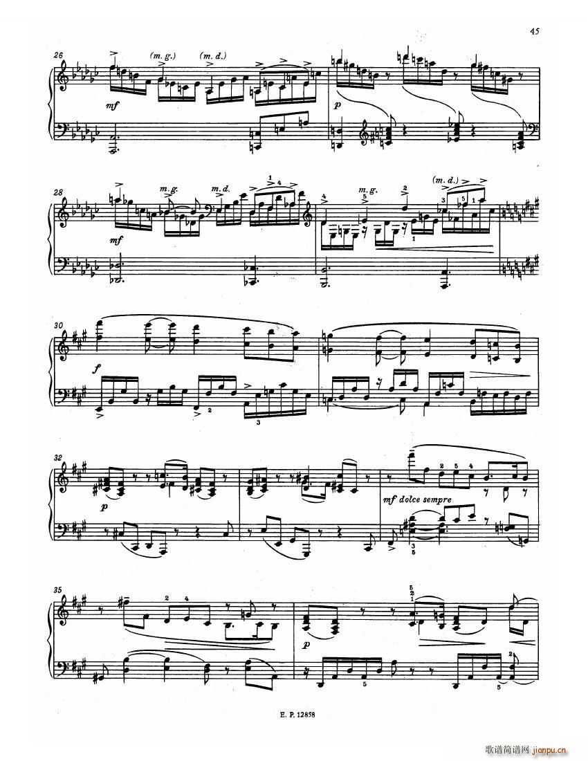 Faure 13 Barcarolle(钢琴谱)47