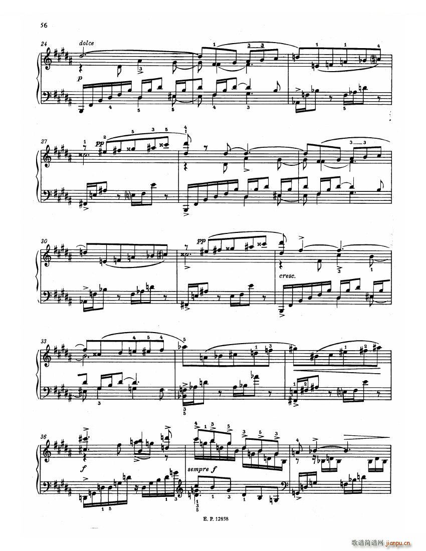 Faure 13 Barcarolle(钢琴谱)58