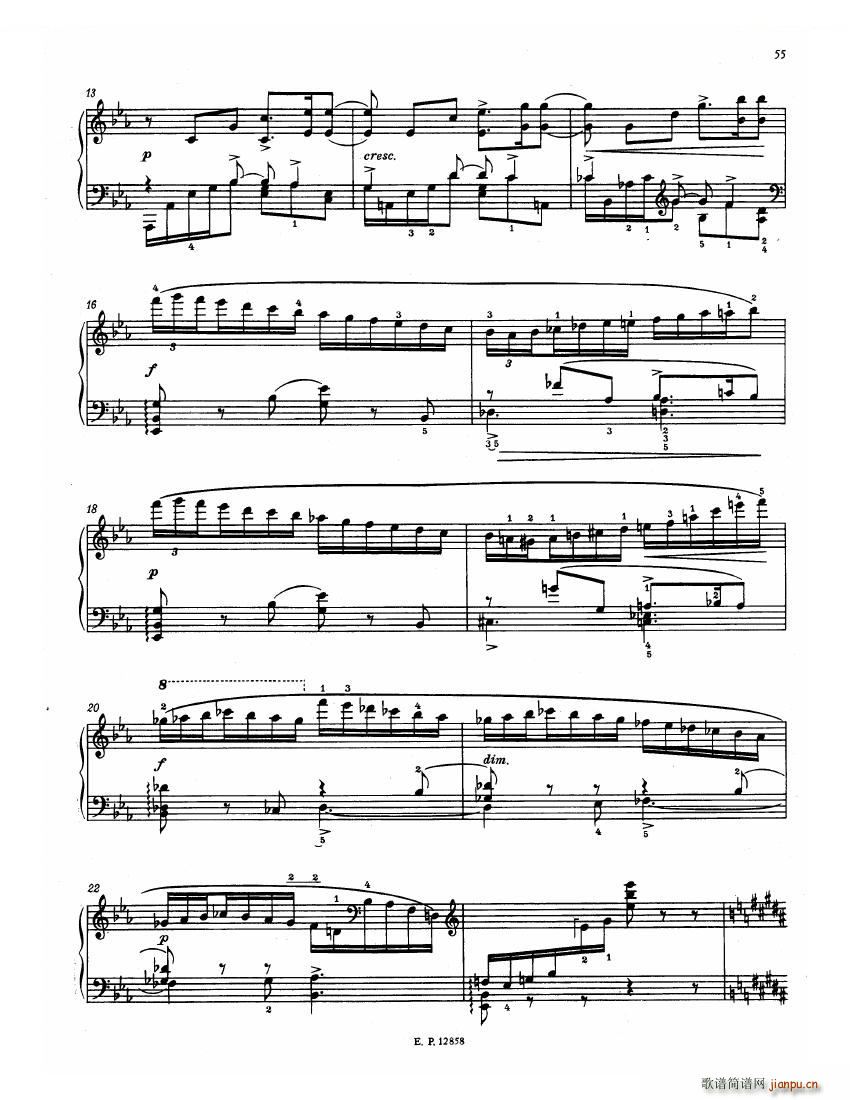 Faure 13 Barcarolle(钢琴谱)57