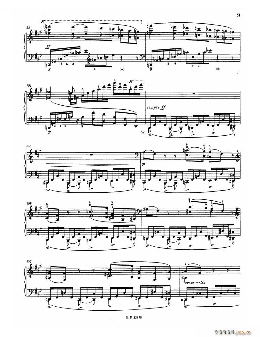 Faure 13 Barcarolle(钢琴谱)53