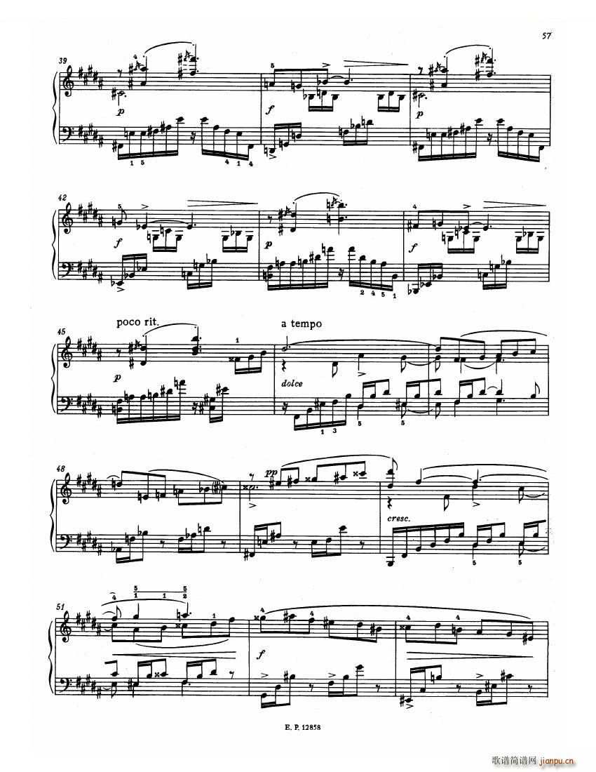 Faure 13 Barcarolle(钢琴谱)59