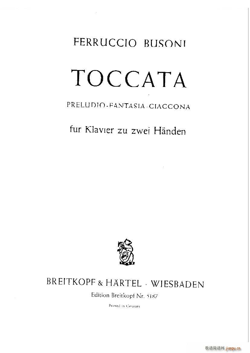 Busoni Toccata 2(钢琴谱)1
