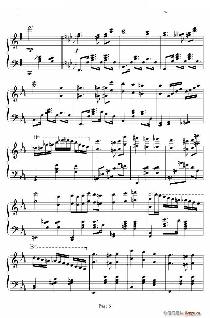 Magic Waltz Waltz 海上钢琴师(钢琴谱)6