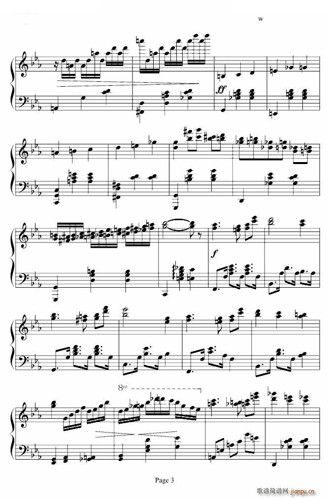 Magic Waltz Waltz 海上钢琴师(钢琴谱)3