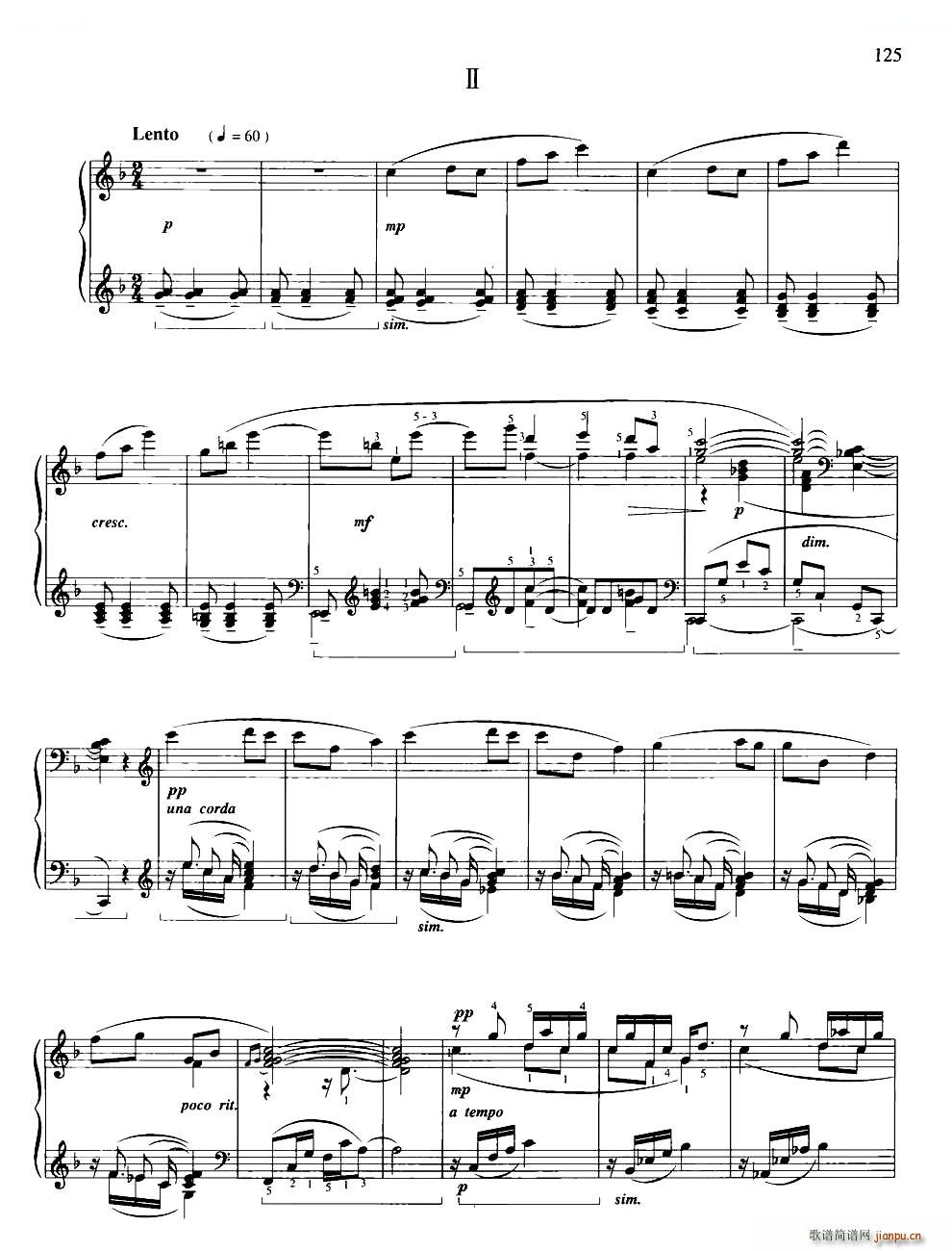 小奏鸣曲2 储望华 共三部(钢琴谱)1