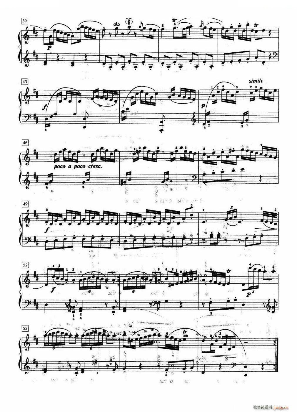 小奏鸣曲 第一乐章 六级A 2(钢琴谱)3