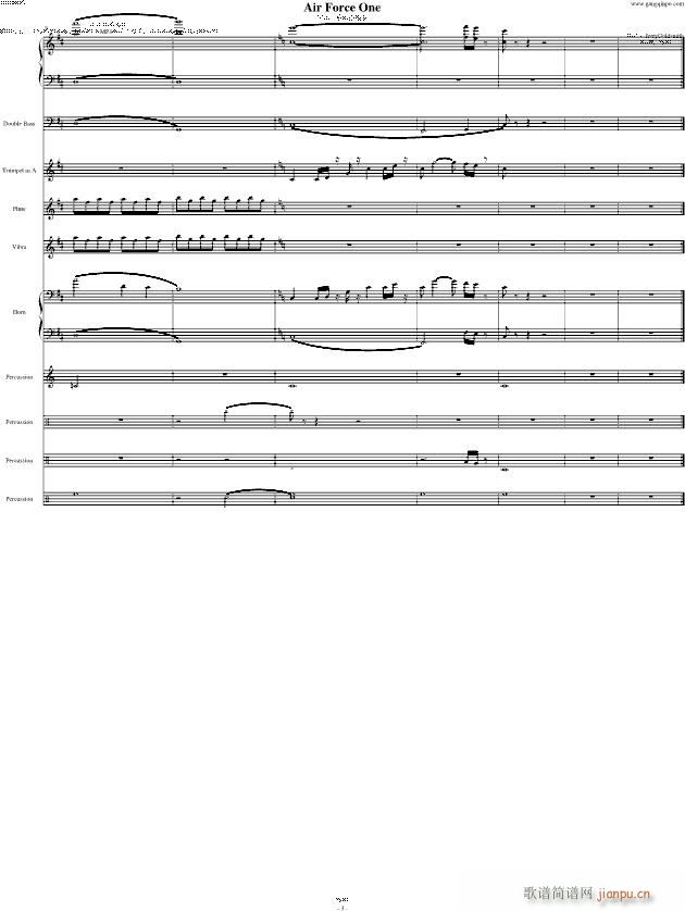 空军一号原声趴谱(钢琴谱)3