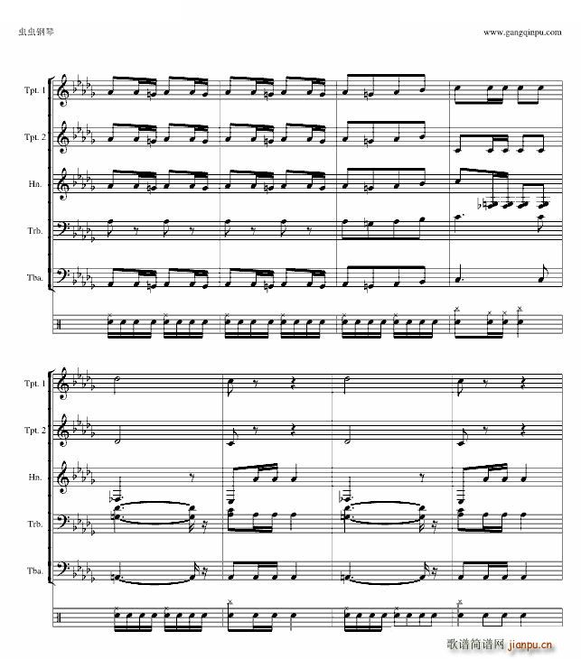 野战炮兵进行曲 重制版(钢琴谱)12