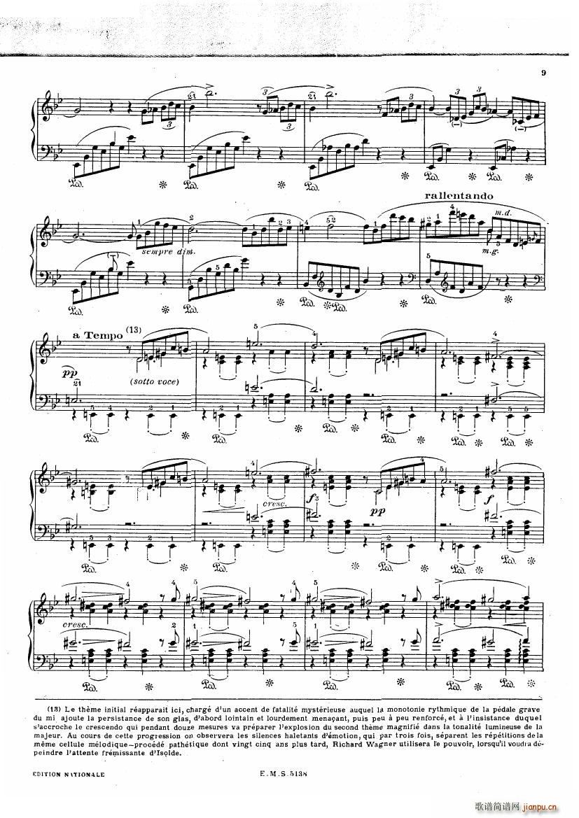 Chopin Cortot 4 Ballades(钢琴谱)9