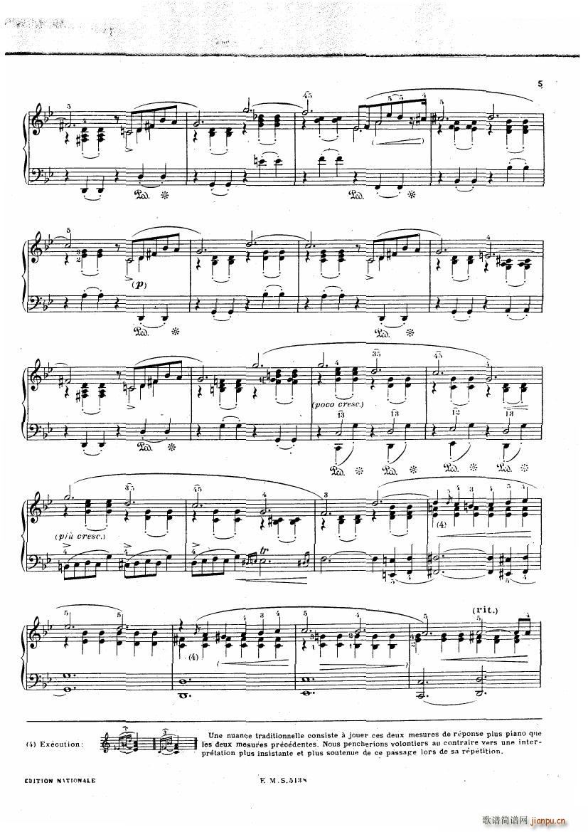 Chopin Cortot 4 Ballades(钢琴谱)5