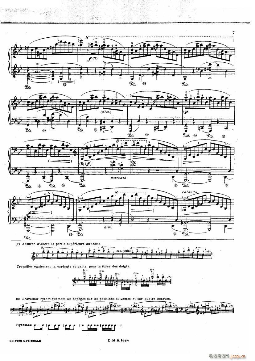 Chopin Cortot 4 Ballades(钢琴谱)7