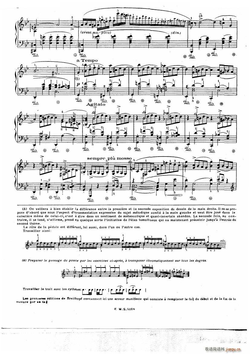 Chopin Cortot 4 Ballades(钢琴谱)6