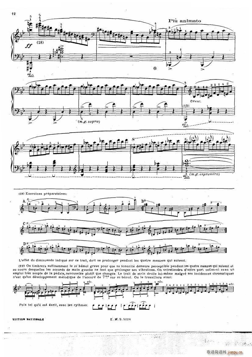 Chopin Cortot 4 Ballades(钢琴谱)12