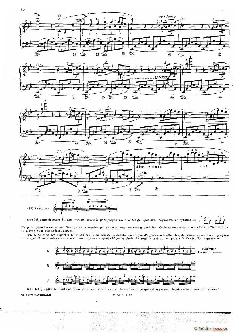 Chopin Cortot 4 Ballades(钢琴谱)16