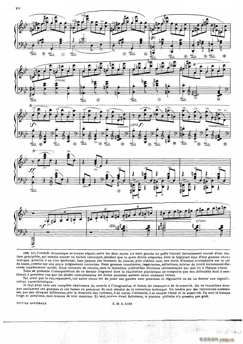 Chopin Cortot 4 Ballades(钢琴谱)20