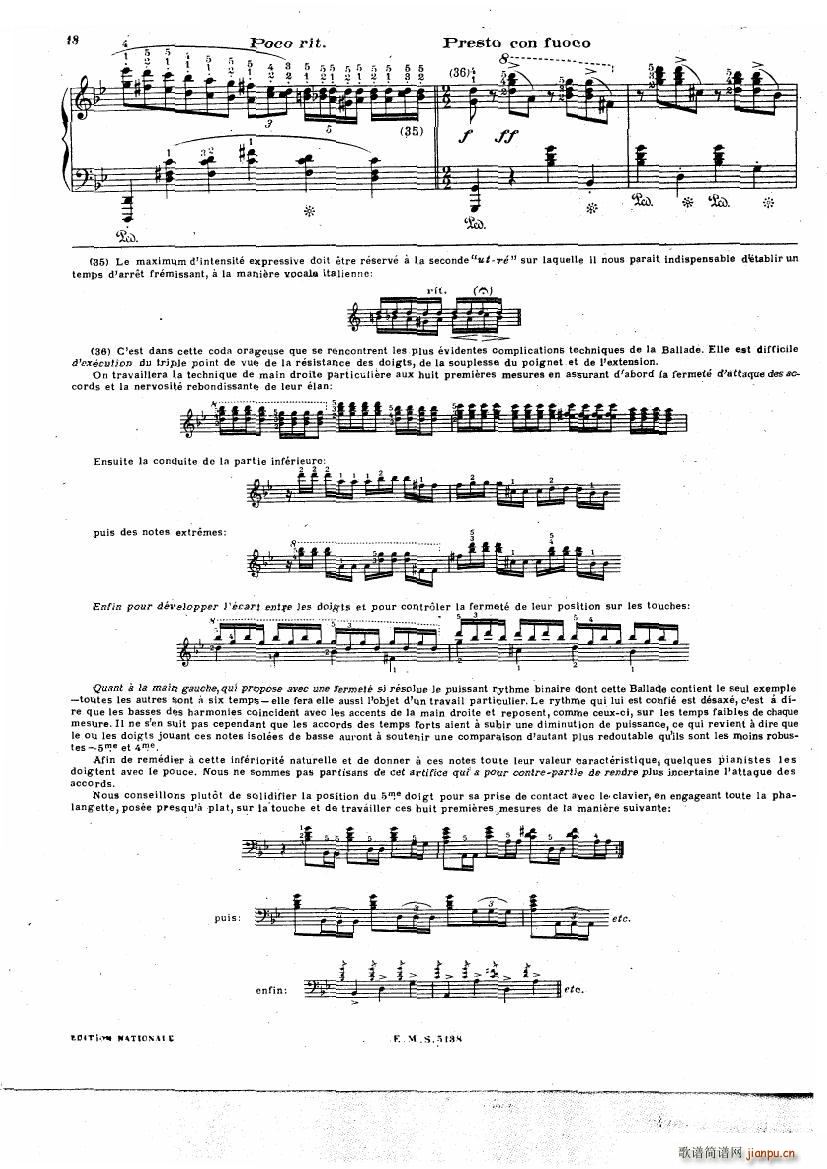 Chopin Cortot 4 Ballades(钢琴谱)18