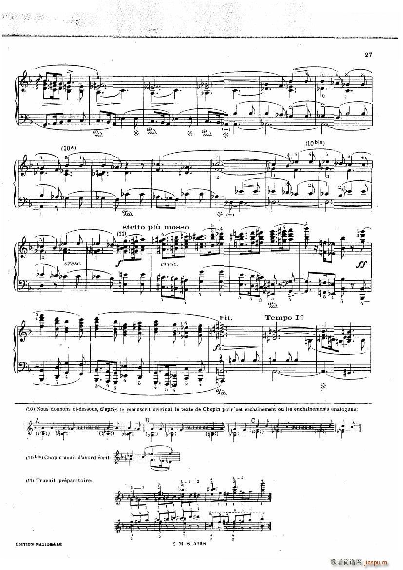 Chopin Cortot 4 Ballades(钢琴谱)27