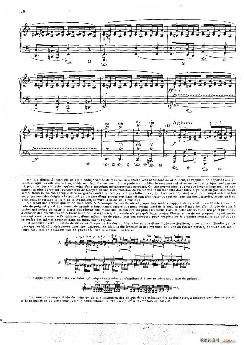 Chopin Cortot 4 Ballades(钢琴谱)30