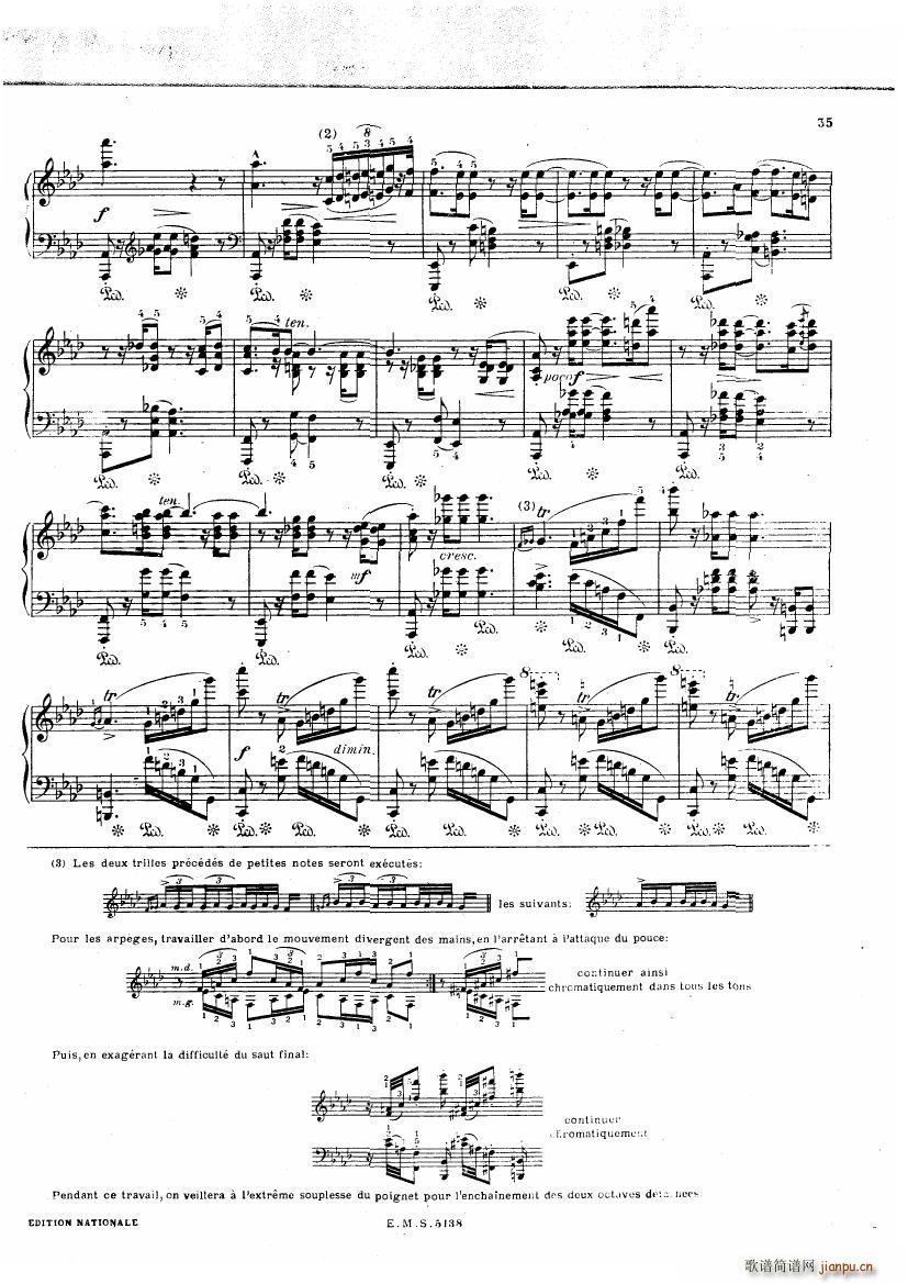 Chopin Cortot 4 Ballades(钢琴谱)35