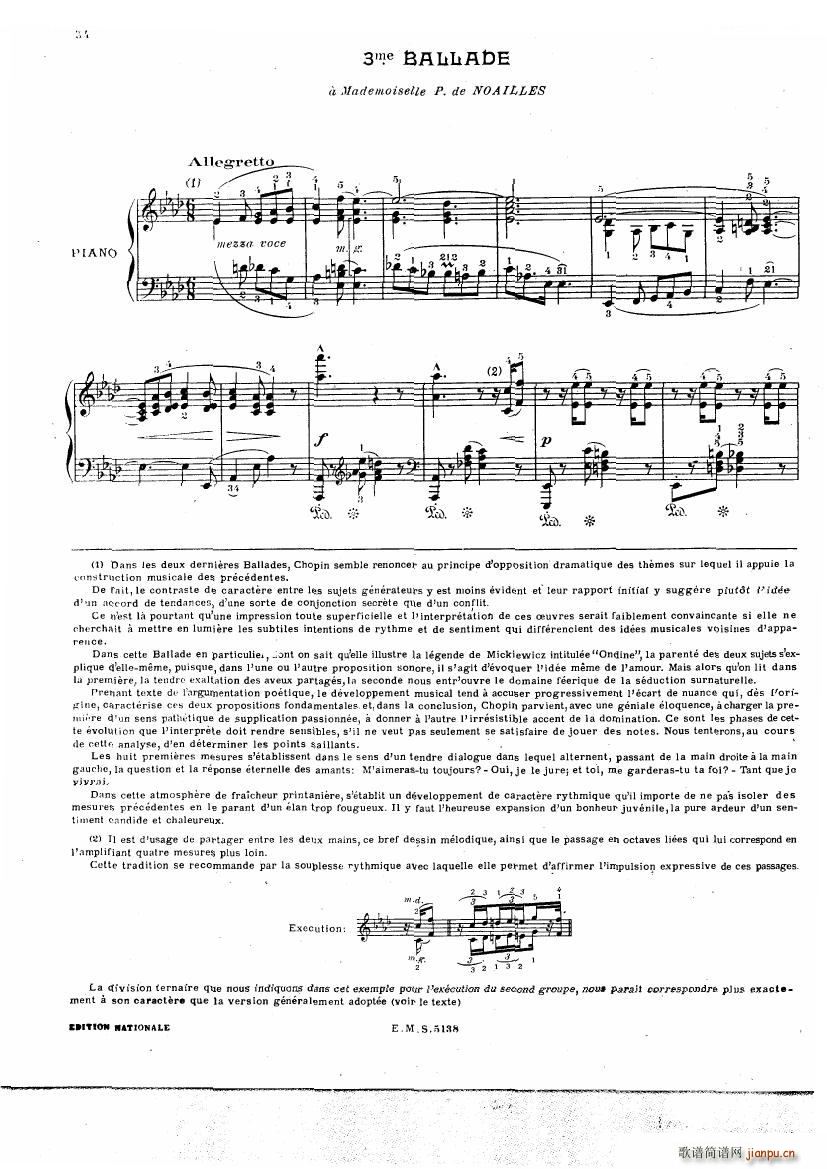 Chopin Cortot 4 Ballades(钢琴谱)34