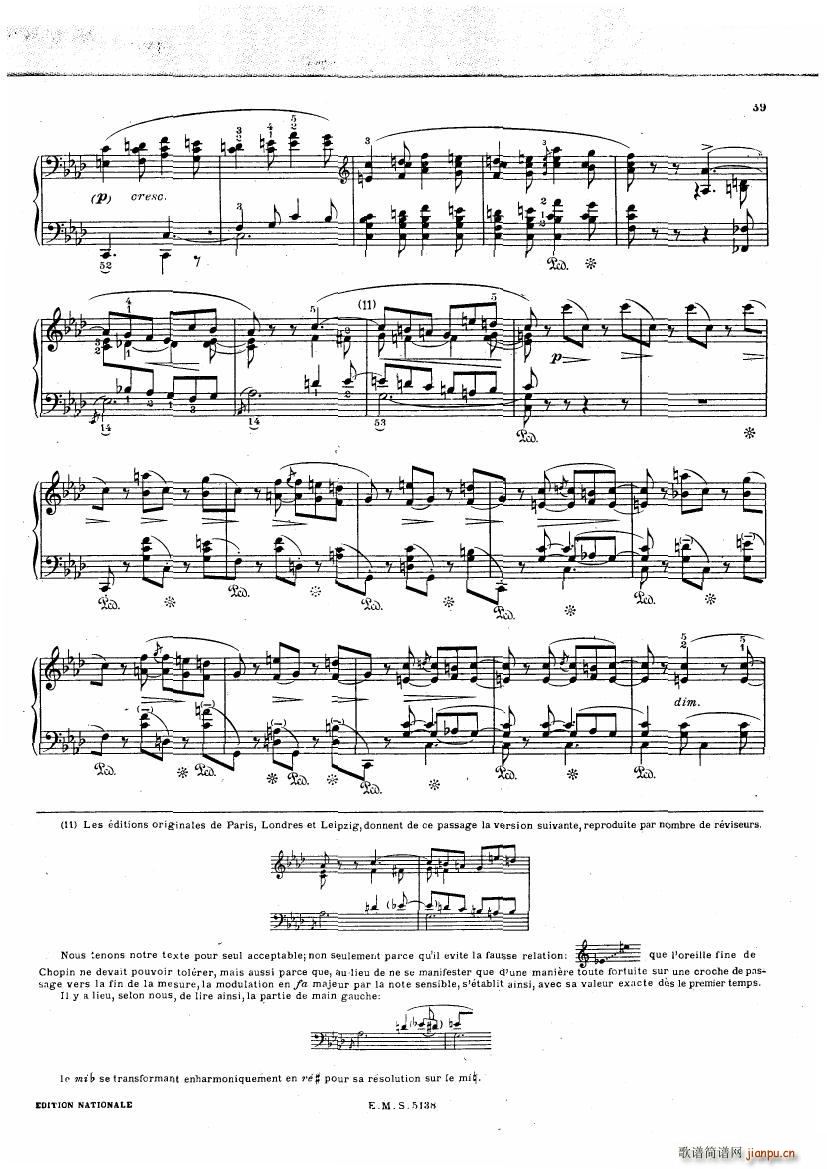 Chopin Cortot 4 Ballades(钢琴谱)39