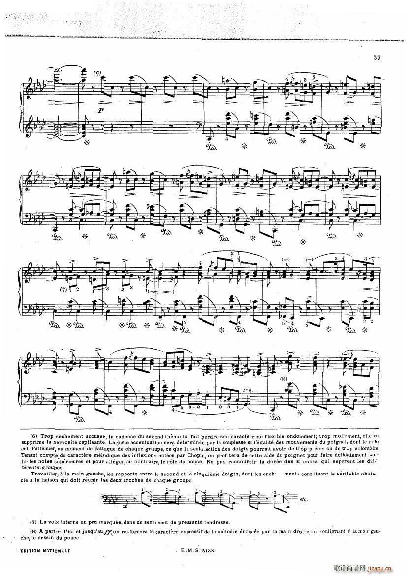Chopin Cortot 4 Ballades(钢琴谱)37
