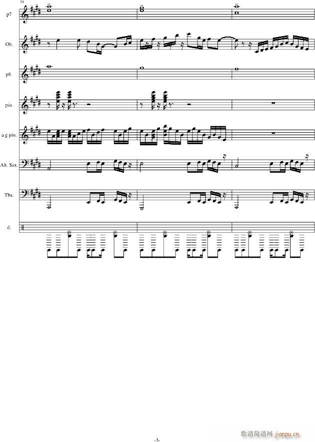 hold you still 合金弹头1 改编版(钢琴谱)3