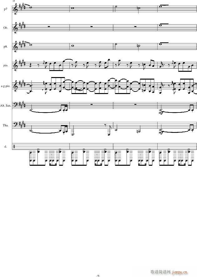 hold you still 合金弹头1 改编版(钢琴谱)9