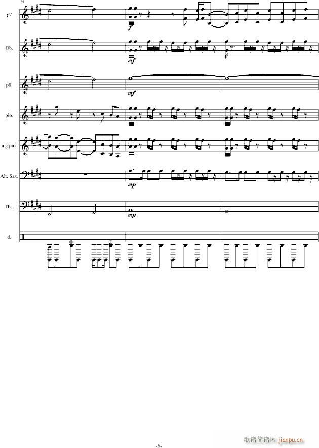 hold you still 合金弹头1 改编版(钢琴谱)6