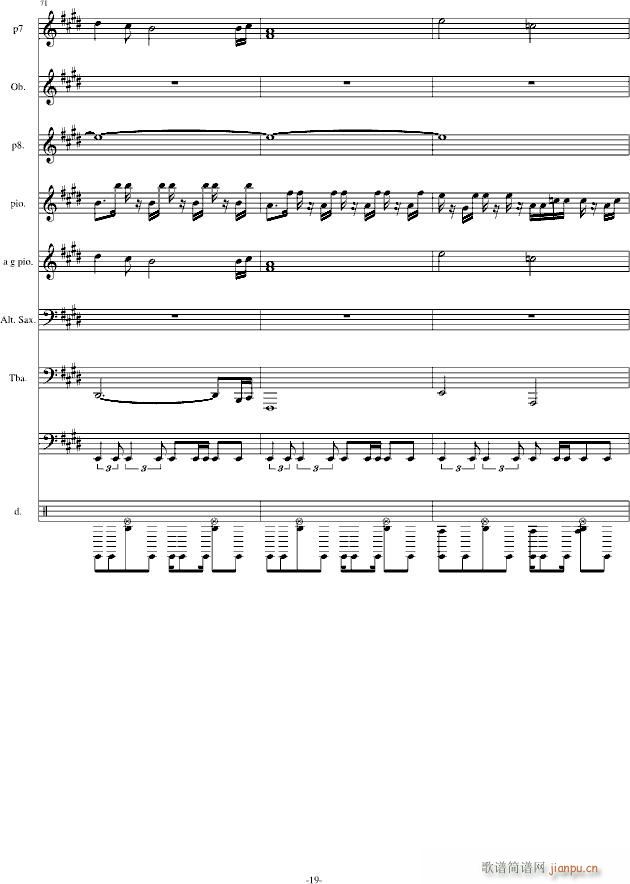 hold you still 合金弹头1 改编版(钢琴谱)19