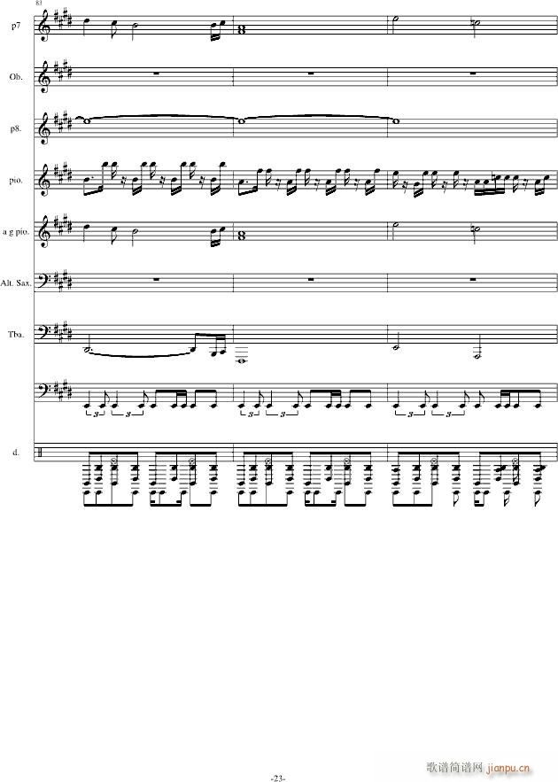 hold you still 合金弹头1 改编版(钢琴谱)17