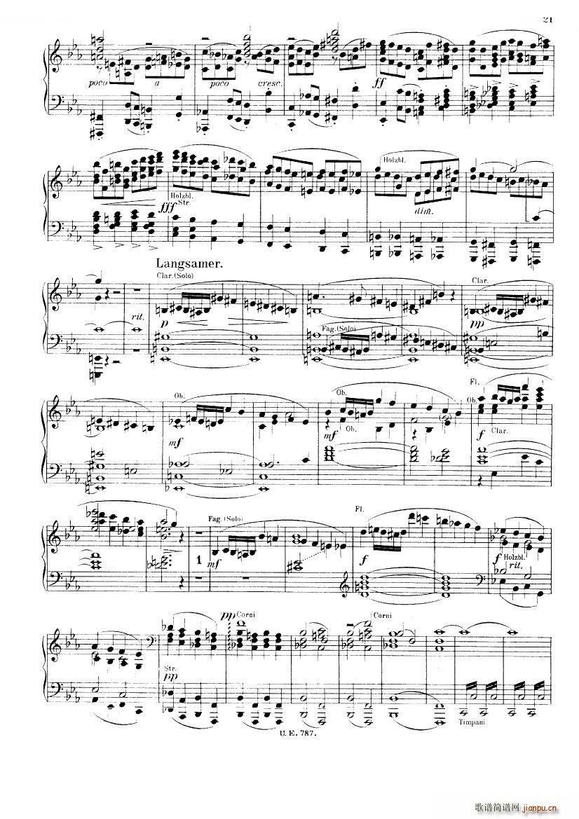 Bruckner Stradal Symphonie No 2 一(钢琴谱)20