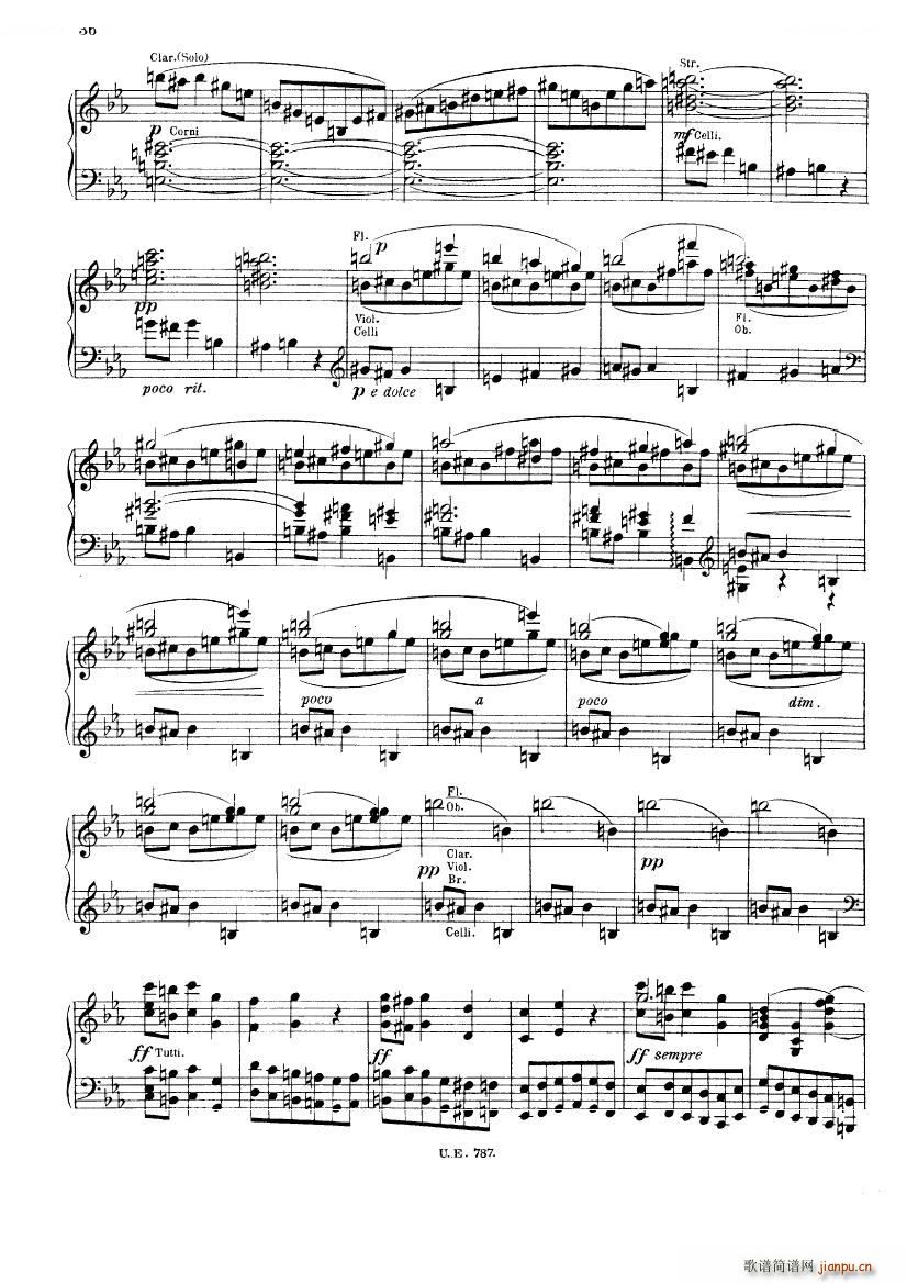 Bruckner Stradal Symphonie No 2 一(钢琴谱)34