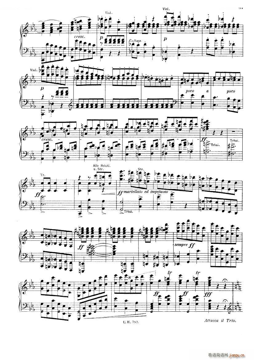 Bruckner Stradal Symphonie No 2 一(钢琴谱)35