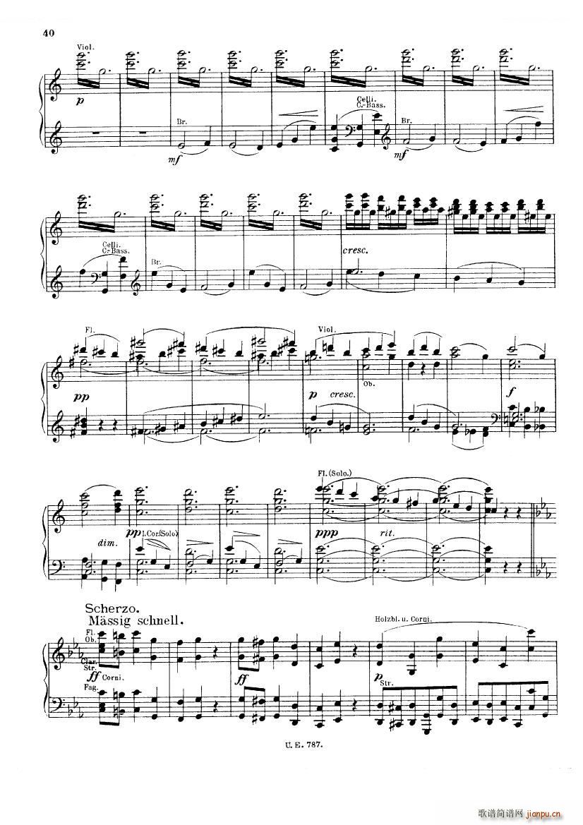 Bruckner Stradal Symphonie No 2 一(钢琴谱)38