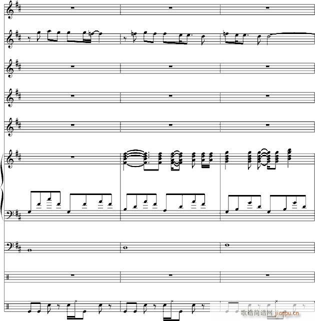 蓝色的忧伤(钢琴谱)10