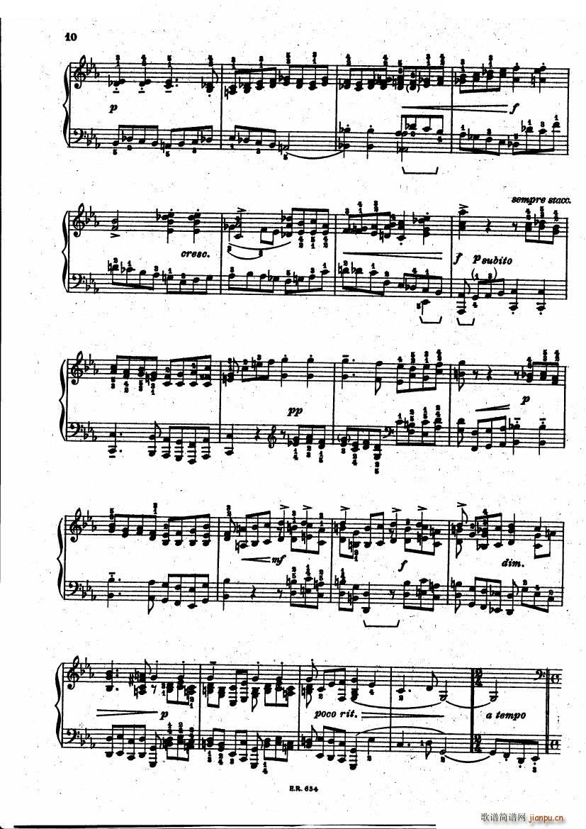 BUSONI Prelude and fugue op21 1(钢琴谱)10