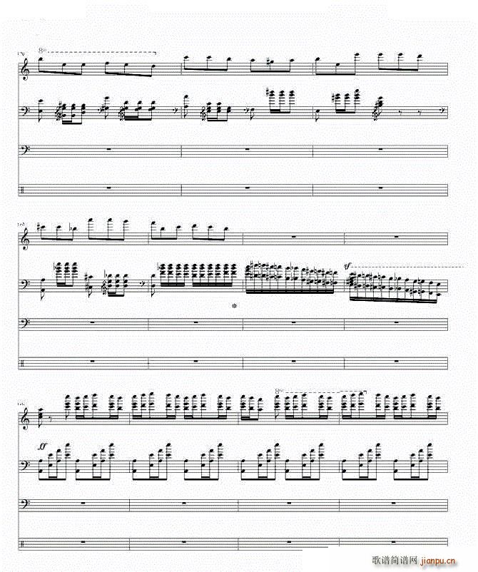 幻想 改编自李斯特的 钟(钢琴谱)13