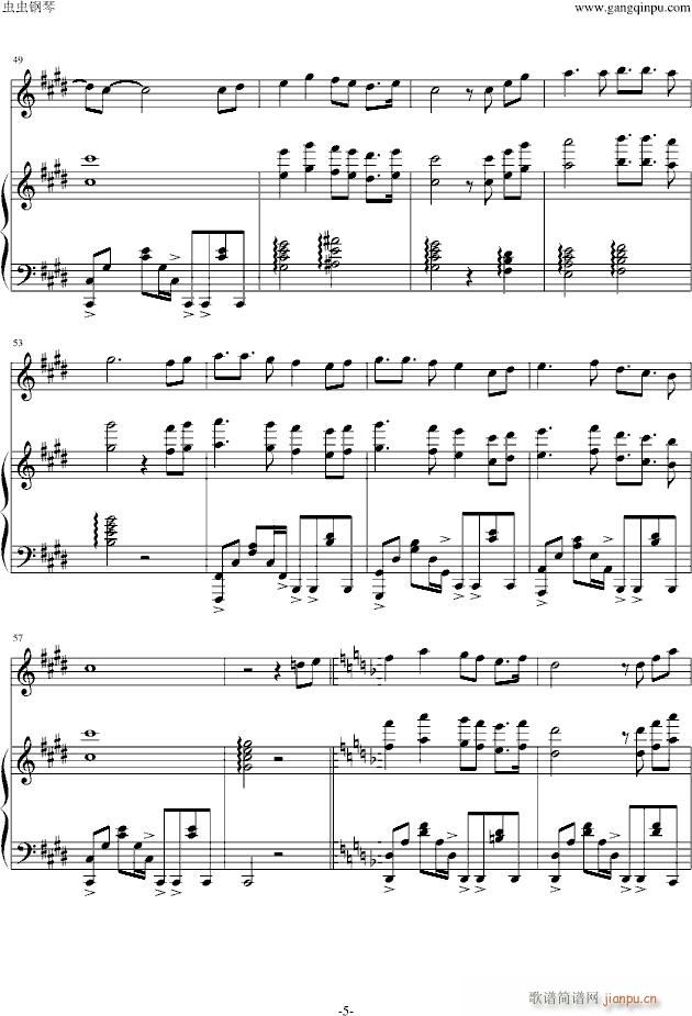 日与夜(钢琴谱)5