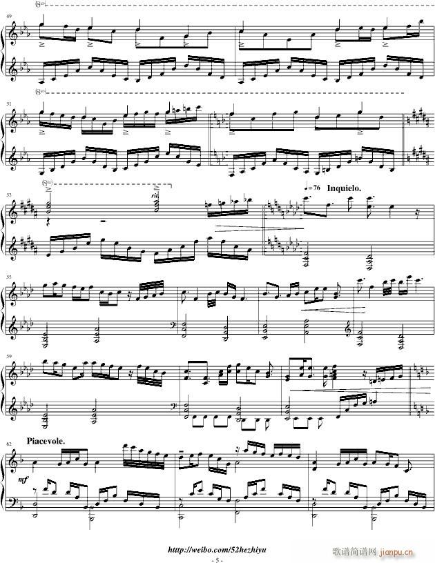 花火物语(钢琴谱)5